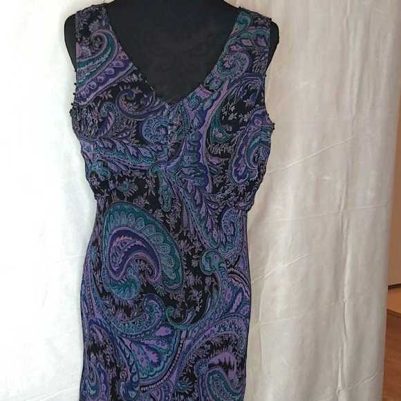 Sleeveless Rayon dress - Picture 1 of 9